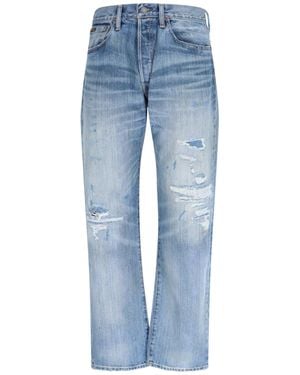 Polo Ralph Lauren Destroyed Details Jeans - Blue