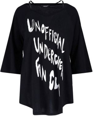 Undercover Tank Top Logo T-Shirt - Black