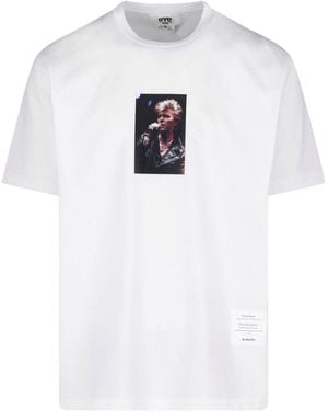 Junya Watanabe Graphic Cotton T-Shirt - White