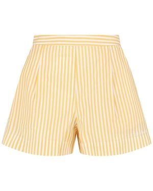 MC2 Saint Barth Vivaci 100% Cotton Trousers For - Natural