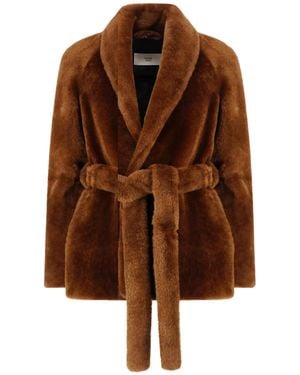 Phoebe Philo Shearling Jacket - Brown
