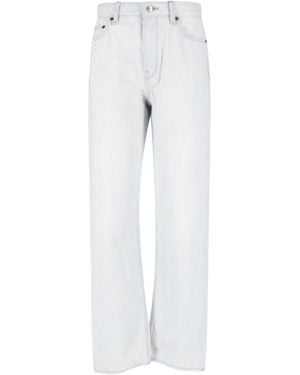 Calvin Klein Straight Jeans - White