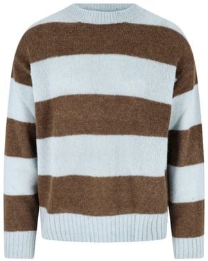 Closed Alpaca Wool Blend Crewneck Sweater - Blue