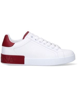 Dolce & Gabbana "Portofino" Trainers - Red