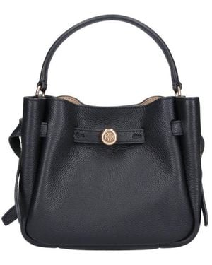 Tory Burch Mini Bucket Bag "Romy" - Black