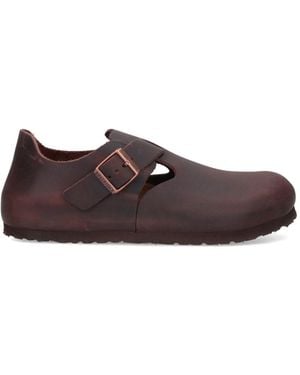 Birkenstock London Flat Shoes - Brown