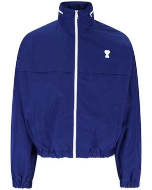 Ami Paris Logo Jacket - Blue