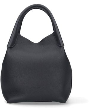 Loro Piana Small Bucket Bag "Bale" - Black