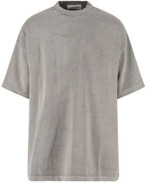 Fear Of God Everyday Cotton Logo T-Shirt For - Grey