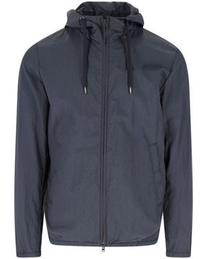 Herno Double-Layer Ripstop Nylon Jacket - Blue