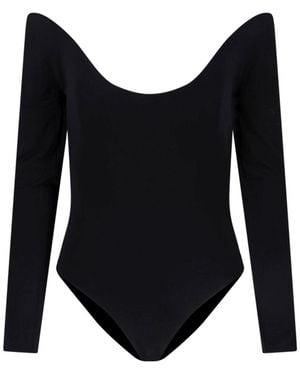 Alaïa Viscose Bodysuit - Black