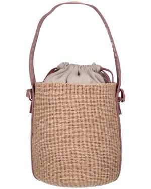 Chloé Bucket Bag "Woody" - Natural
