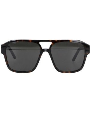 Facehide Sunglasses "Doppioponte" - Black