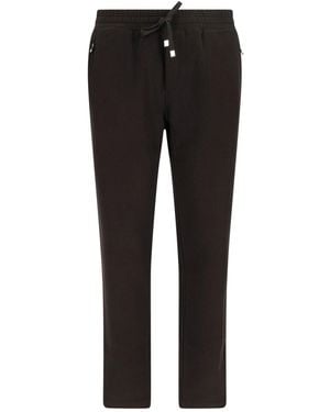 Dolce & Gabbana Pantaloni Sportivi Logo - Nero