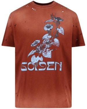 Golden Goose 100% Cotton Essential T-Shirt - Red