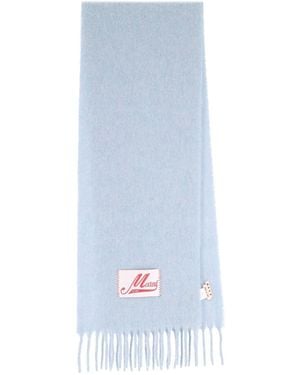 Marni Soft Alpaca Blend Scarf - Blue