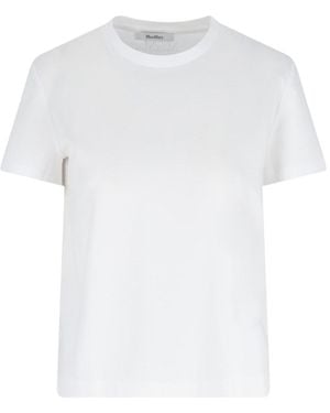 Max Mara T-Shirt Logo - White