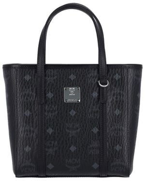 MCM Mini Tote Bag "Toni Top-Zip" - Black