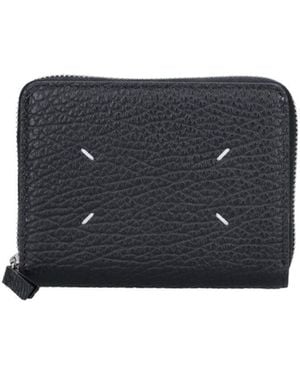 Maison Margiela Bovine Leather Wallet For - Black