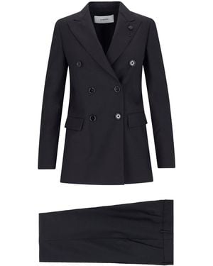 Lardini Double-Breasted Suit - Blue