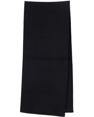 BERNER KUHL Wool And Cashmere Blend Scarf - Black