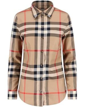 Burberry Shirts Cotton - Natural