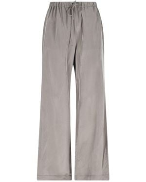 Rohe Striped Trousers - Grey