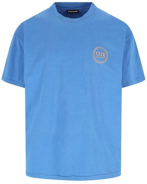 Cultura Logo T-Shirt - Blue