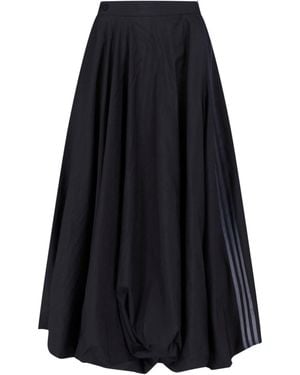 Y-3 Gradient 3 Stripes Midi Skirt - Blue