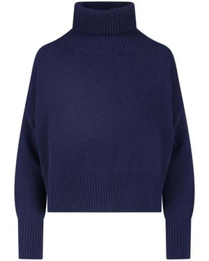 Ma'ry'ya Virgin Wool And Cashmere Jumper - Blue