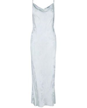 Calvin Klein Maxi Jacquard Dress - White