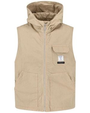 Roy Rogers Hooded Gilet - Natural