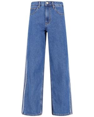 adidas Wide Jeans "Firebird" - Blue