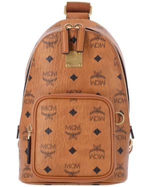 MCM Shoulder Bag "Aren" - Brown