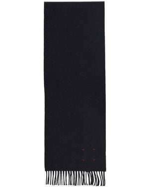Destin Fringed Scarf - Blue