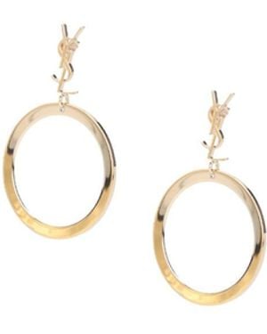 Saint Laurent Orecchini "Cassandre" - Metallizzato
