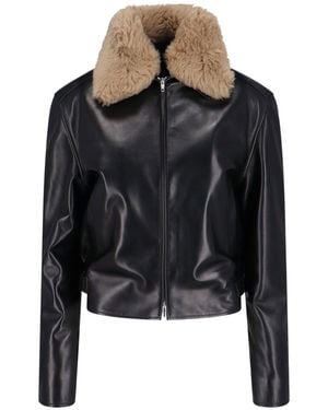 Phoebe Philo Giacca In Pelle Di Agnello - Nero