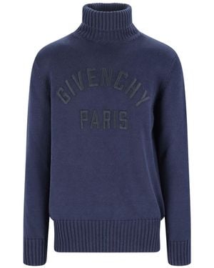 Givenchy Sweaters Cotton - Blue