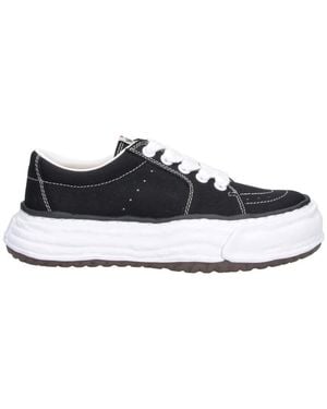 Maison Mihara Yasuhiro Cotton Mini Trainers - Black