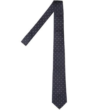Saint Laurent Silk Tie - Blue
