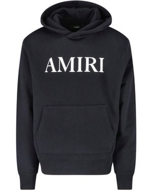 Amiri Core Logo Cotton Hooded Sweatshirt - Black
