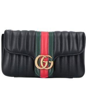 Gucci Borsa A Spalla Piccola "Jetset" - Nero