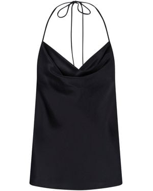 Valentino Silk Top - Black