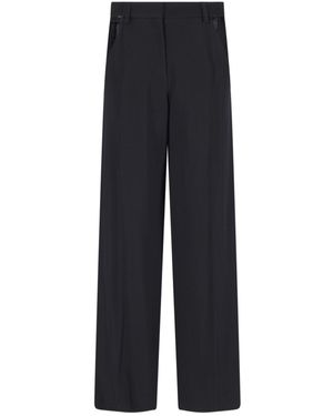 Mugler 'Cut-Out' Trousers - Blue