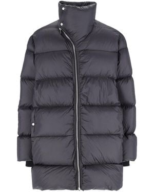 Rick Owens Turtle Long Puffer Jacket - Gray