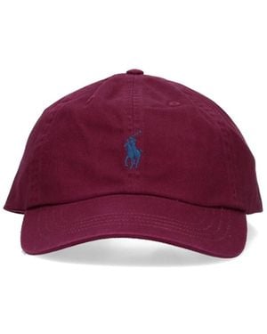Polo Ralph Lauren Logo Baseball Cap - Red
