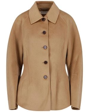 Rohe Wool Button Jacket - Natural