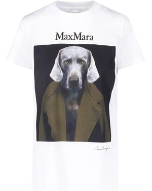 Max Mara Printed T-Shirt - Black