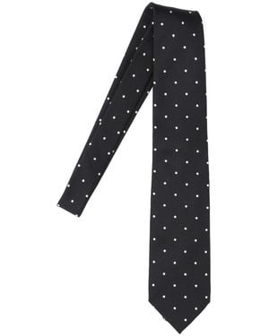 Tom Ford Ties Mulberry Silk - Black