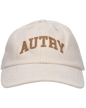 Autry Baseball Cap Logo - Natural